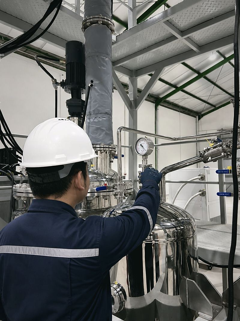 Unit penyulingan stainless